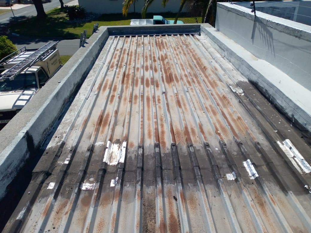 Roof Treatment — Before
